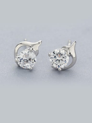 925 Silver Simply Style stud Earring