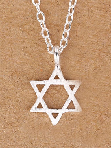 Hollow Simple Six-pointed Star Necklace