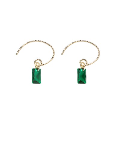 Alloy With Gold Plated Simplistic Geometric Hook Earrings