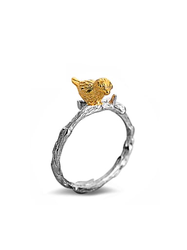Little Bird Gold Plated Silver Plated Opening Ring