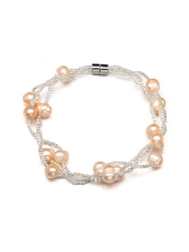 Women Temperament Multi-layer Freshwater Pearl Bracelet