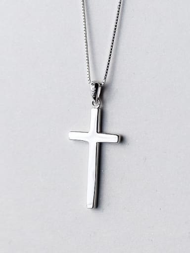 Personality Cross Shaped S925 Silver Pendant