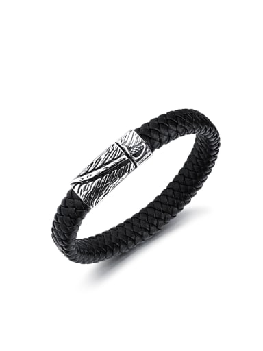 Punk style Personalized Artificial Leather Bracelet