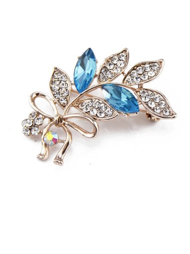 2018 2018 2018 2018 2018 Rose Gold Plated Crystals Brooch