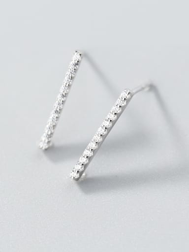 Exquisite Geometric Shaped Shining Zircon Stud Earrings