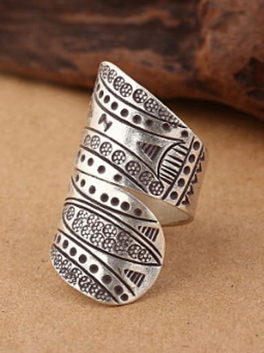 Personalized Retro Silver Handmade Ring
