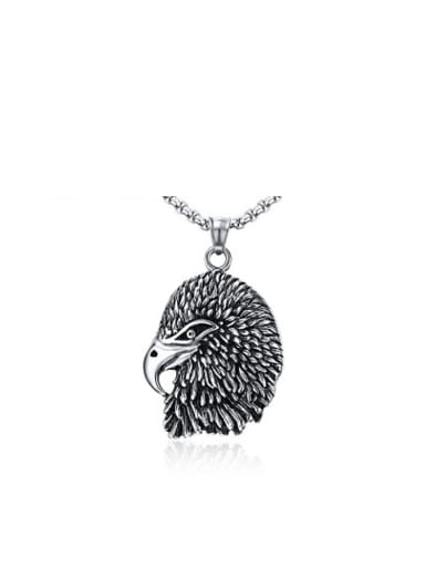 Personality Eagle Shaped Stainless Steel Pendant