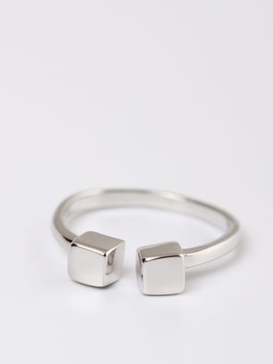 Shining Simple Style Opening Ring