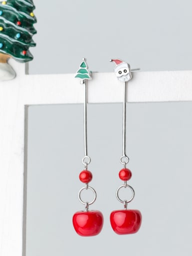 Christmas jewelry:Sterling silver  peace fruit  earrings