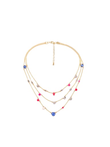 Simple Style Fresh Multi-layer Necklace