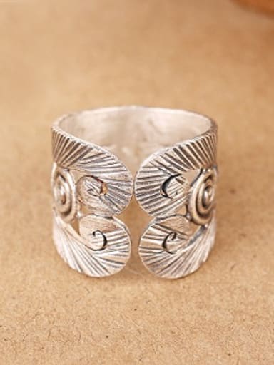 Retro style Personalized Silver Ring