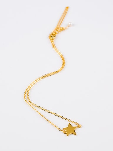 Creative Star Shaped Artificial Pearl Necklace
