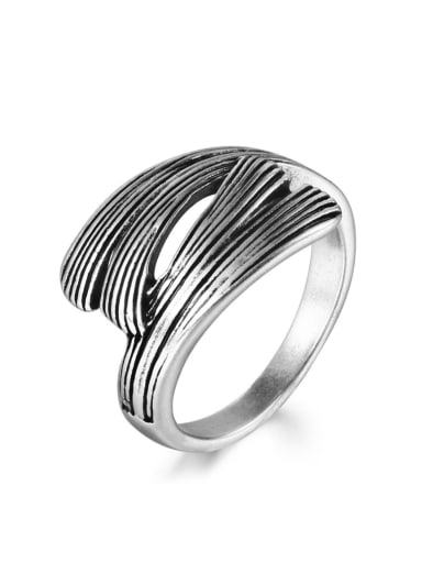 Exquisite Silver Plated Leaf Shaped Ring
