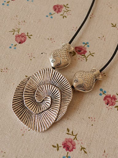 Women Fish Shaped Necklace