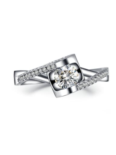 Personality Wedding Accessories Ring with Shining Zircon