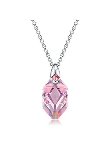 Pink austrian Crystal Necklace