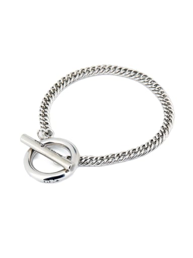 Fashion Silver-Plated Titanium Personalized Bracelet