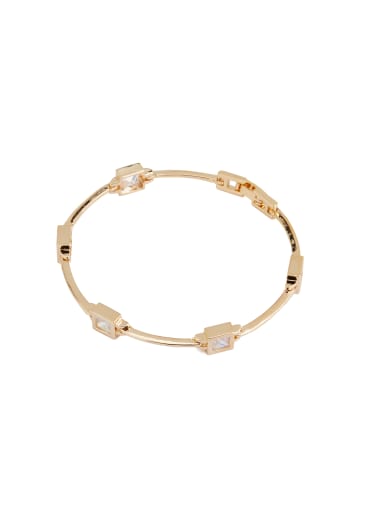 The new Gold Plated Zinc Alloy Square Bracelet with Gold
