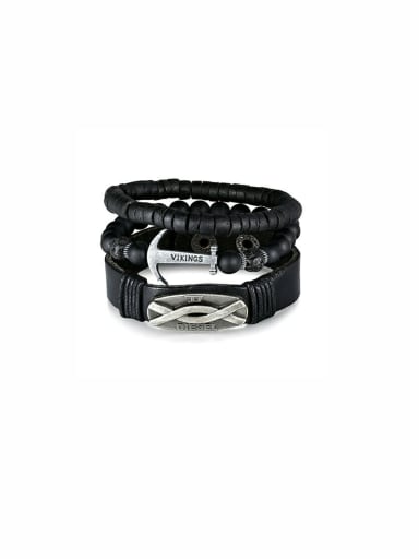 New design Charm Beads Bracelet in Black color