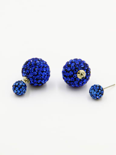 Fashion Copper Round Studs stud Earring
