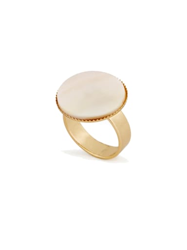 Gold Plated Zinc Alloy  Band band ring