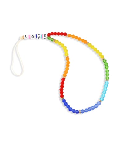 custom Rainbow Beads Rainbow  Bohemia Mobile Phone Accessories