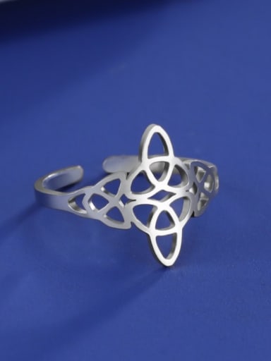 Titanium Steel Star Minimalist Band Ring
