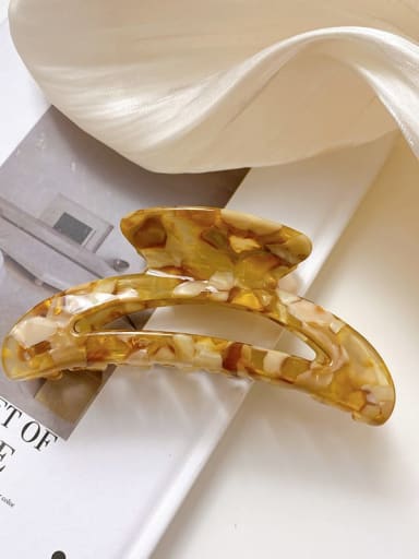 Pattern coffee 10.5cm Cellulose Acetate Minimalist Geometric Alloy Multi Color Jaw Hair Claw