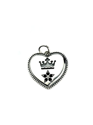 Vintage Sterling Silver With Vintage Heart Pendant Diy Accessories