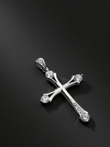 925 Sterling Silver Minimalist Cross  Pendant
