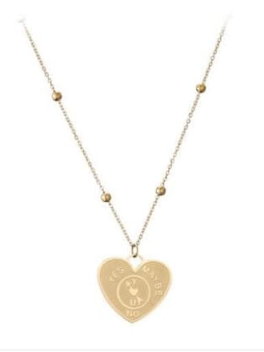Titanium Heart Cute Choker Necklace