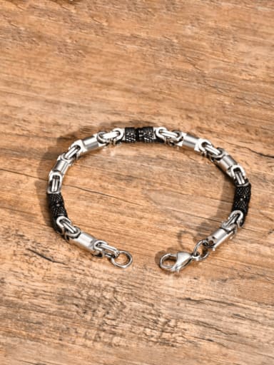 Stainless steel Irregular Vintage Bracelet