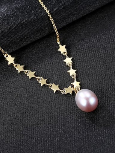 Purple 6G11 925 Sterling Silver Freshwater Pearl Multi Color Necklace