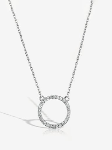 925 Sterling Silver Cubic Zirconia Minimalist Geometric  Earring Bracelet and Necklace Set