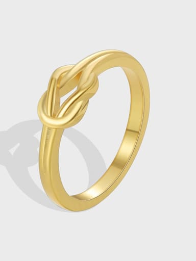 Brass Irregular Minimalist Band Ring