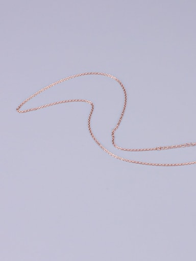 Titanium Minimalist Twisted Serpentine Chain