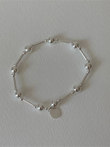 925 Sterling Silver Irregular Vintage Bracelet