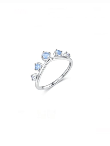 S925 sterling silver (crown) 925 Sterling Silver Cubic Zirconia Crown Dainty Band Ring