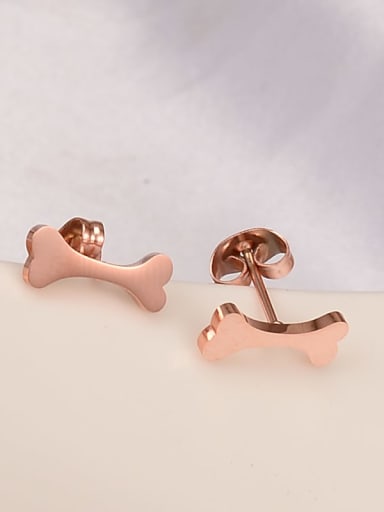 Titanium Geometric Minimalist Stud Earring