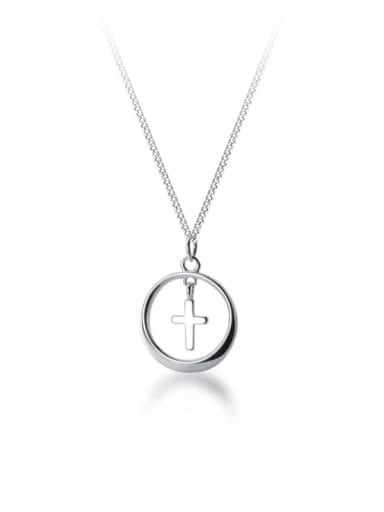 925 Sterling Silver Cross Minimalist  pendant Necklace