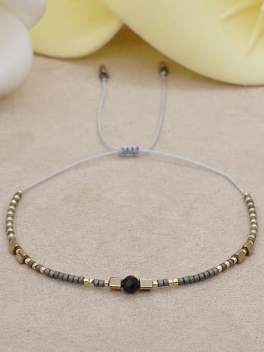 BR0405 Miyuki Millet Bead Multi Color Geometric Bohemia Handmade Beaded Bracelet