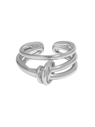 925 Sterling Silver Irregular Vintage Stackable Ring
