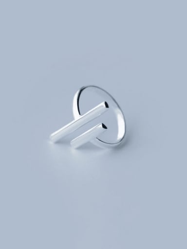 custom 925 Sterling Silver Irregular Minimalist Band Ring