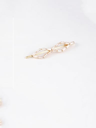 Alloy With Rose Gold Plated Fashion Geometric Hair Pins