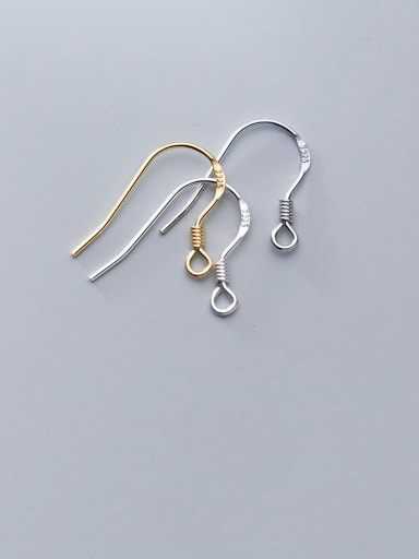 925 Sterling Silver With Minimalist Ear Hook Semi-Finished Earring Accessories