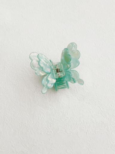 Acrylic Trend Butterfly Alloy Multi Color Jaw Hair Claw