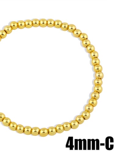 gold 4mm Brass Ball Minimalist Bead Chain