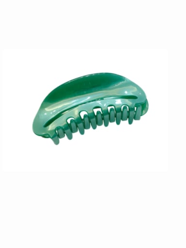 big green Alloy  Cellulose Acetate Trend Geometric Jaw Hair Claw