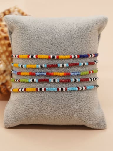 Multi Color Geometric Bohemia Handmade Beaded Bracelet
