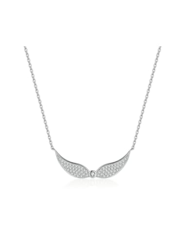 925 Sterling Silver Angel Dainty Necklace